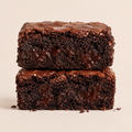 Chocolate Temptation brownies, stacked